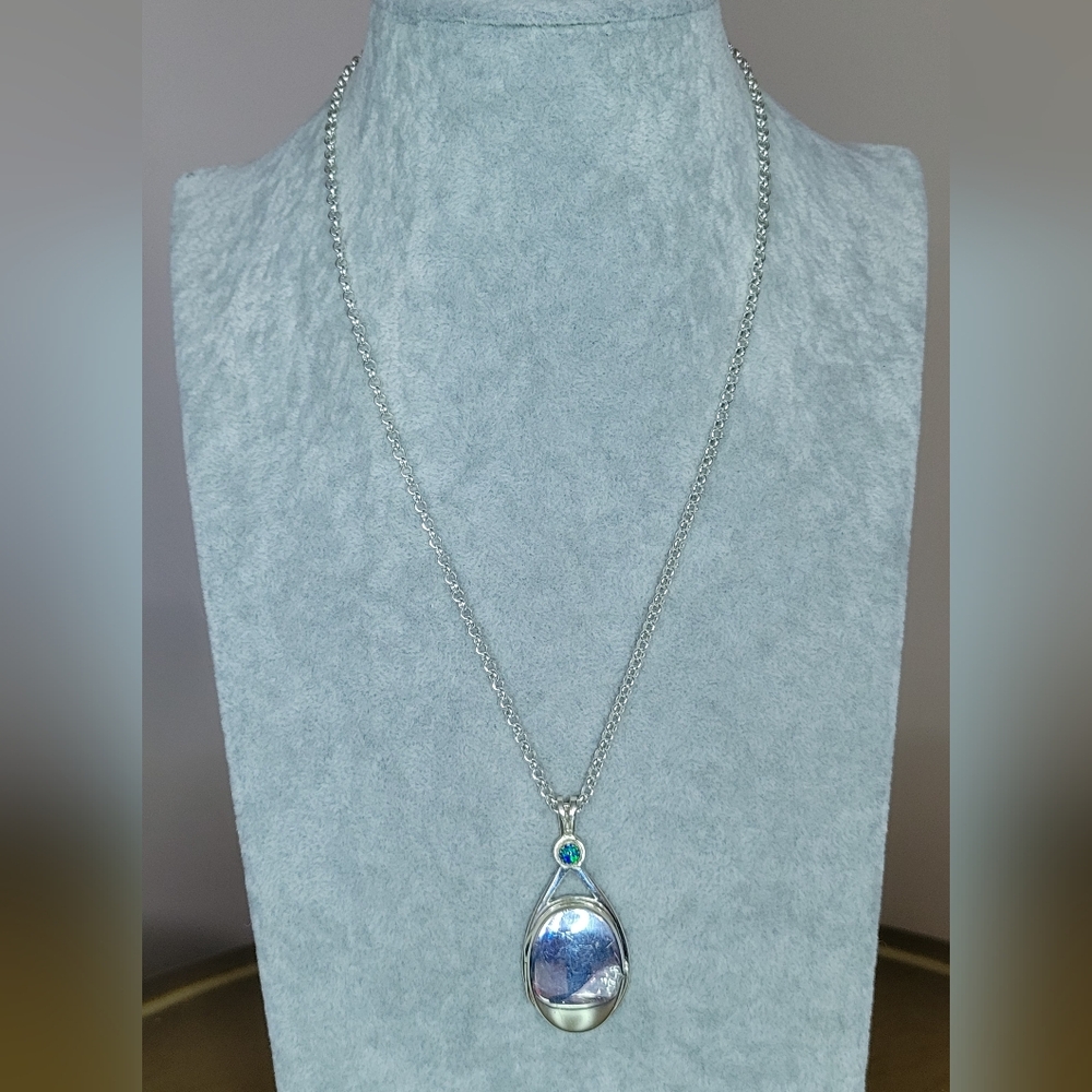 Sterling Silver Mermaid Locket From "H2O: Just Add Water" Replica (48mm)